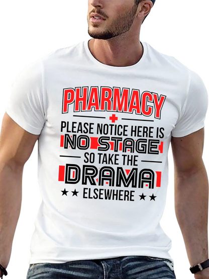 Camiseta Negra Pharmacy - No Drama
