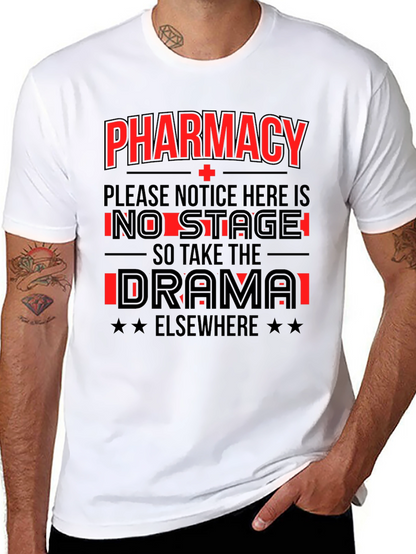 Camiseta Negra Pharmacy - No Drama
