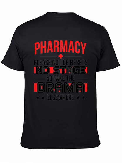 Camiseta Negra Pharmacy - No Drama