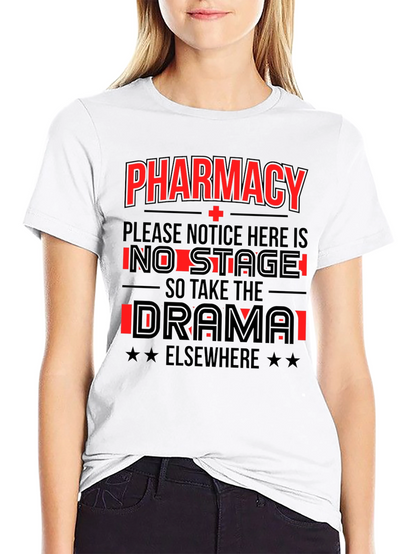 Camiseta Negra Pharmacy - No Drama