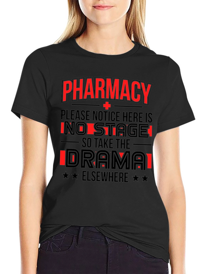 Camiseta Negra Pharmacy - No Drama