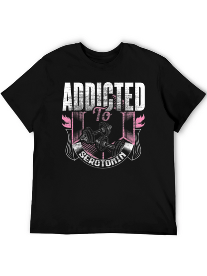 Camiseta Negra Adicto a la Serotonina