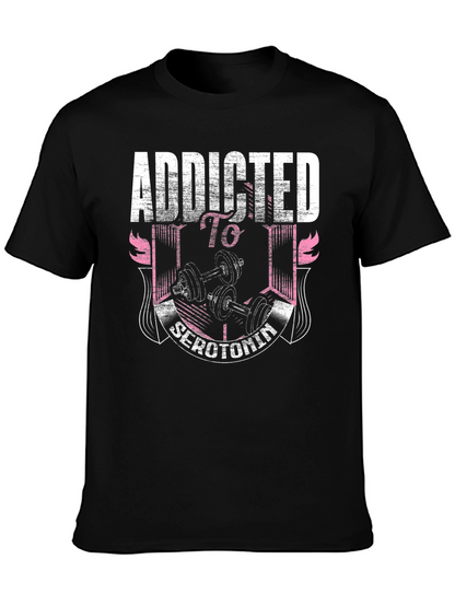 Camiseta Negra Adicto a la Serotonina