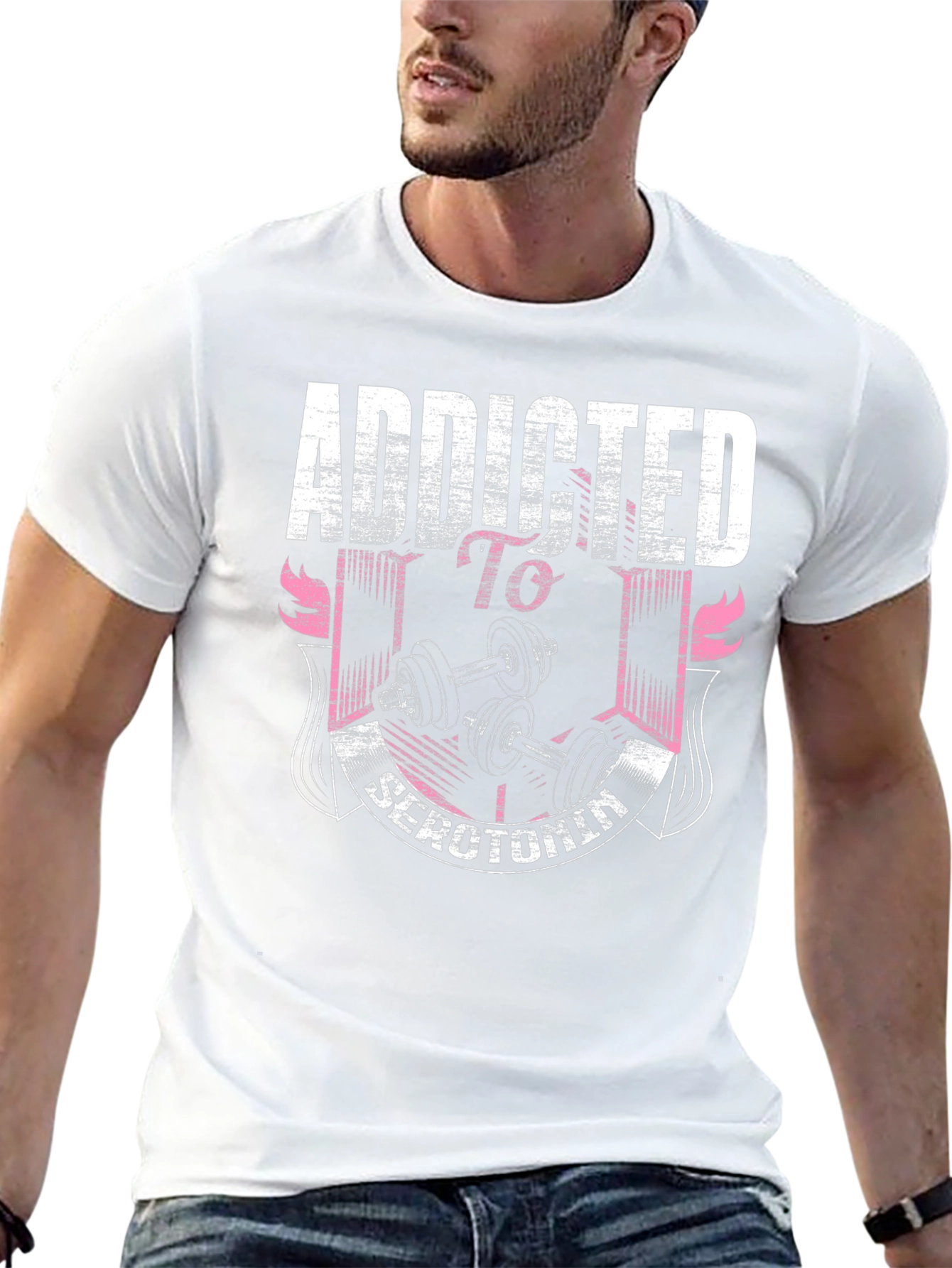 Camiseta Negra Adicto a la Serotonina