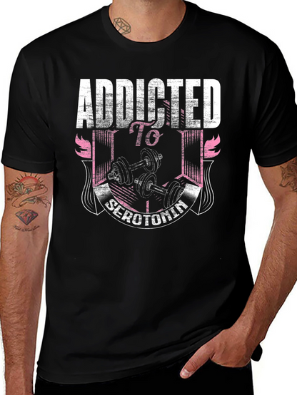 Camiseta Negra Adicto a la Serotonina