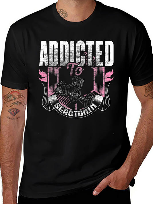 Camiseta Negra Adicto a la Serotonina