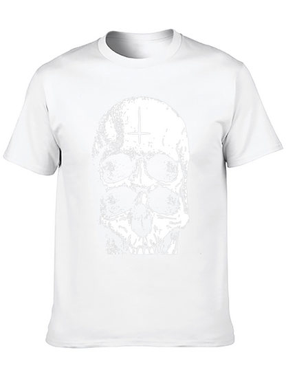 Camiseta Negra con Calavera Invertida