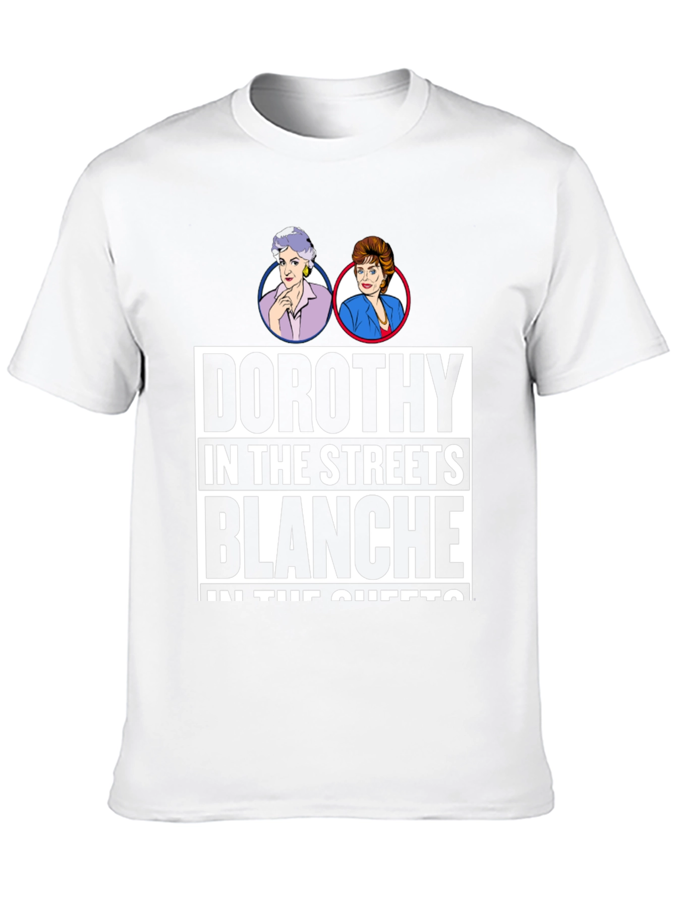 Camiseta Negra Golden Girls: Dorothy & Blanche