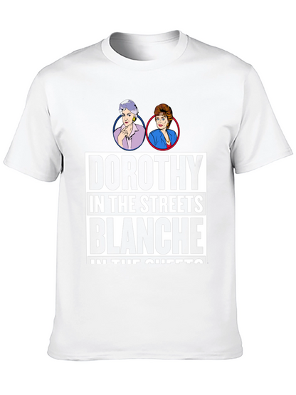 Camiseta Negra Golden Girls: Dorothy & Blanche