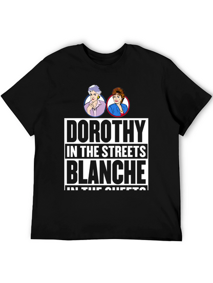 Camiseta Negra Golden Girls: Dorothy & Blanche