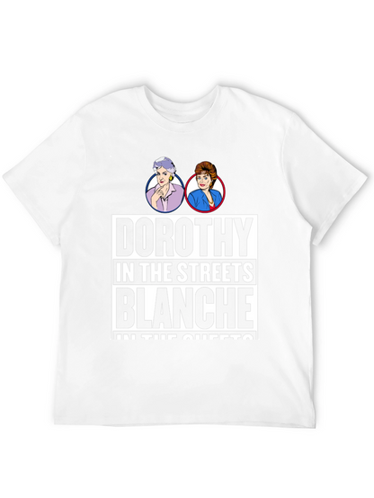 Camiseta Negra Golden Girls: Dorothy & Blanche