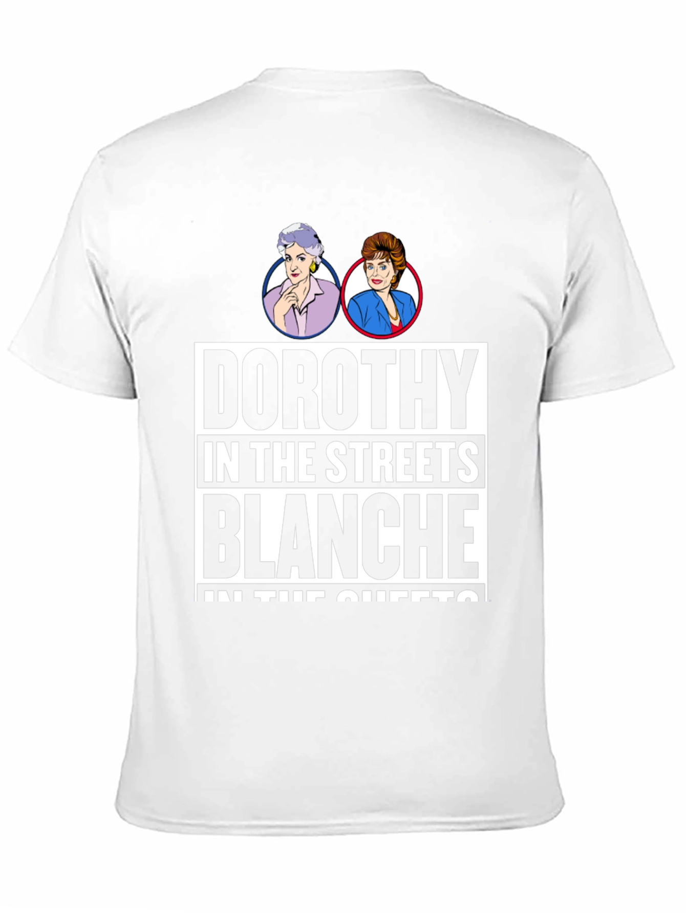 Camiseta Negra Golden Girls: Dorothy & Blanche
