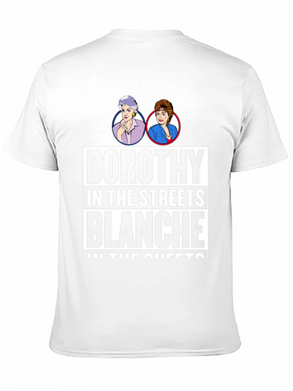 Camiseta Negra Golden Girls: Dorothy & Blanche