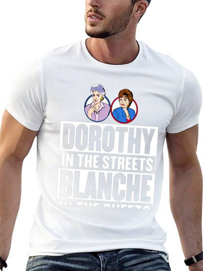 Camiseta Negra Golden Girls: Dorothy & Blanche