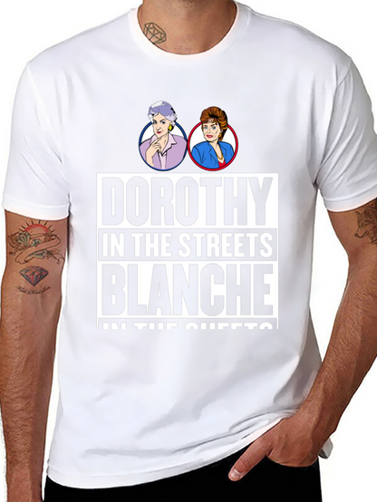 Camiseta Negra Golden Girls: Dorothy & Blanche