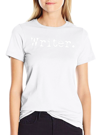 Camiseta Negra Writer para Escritores Creativos