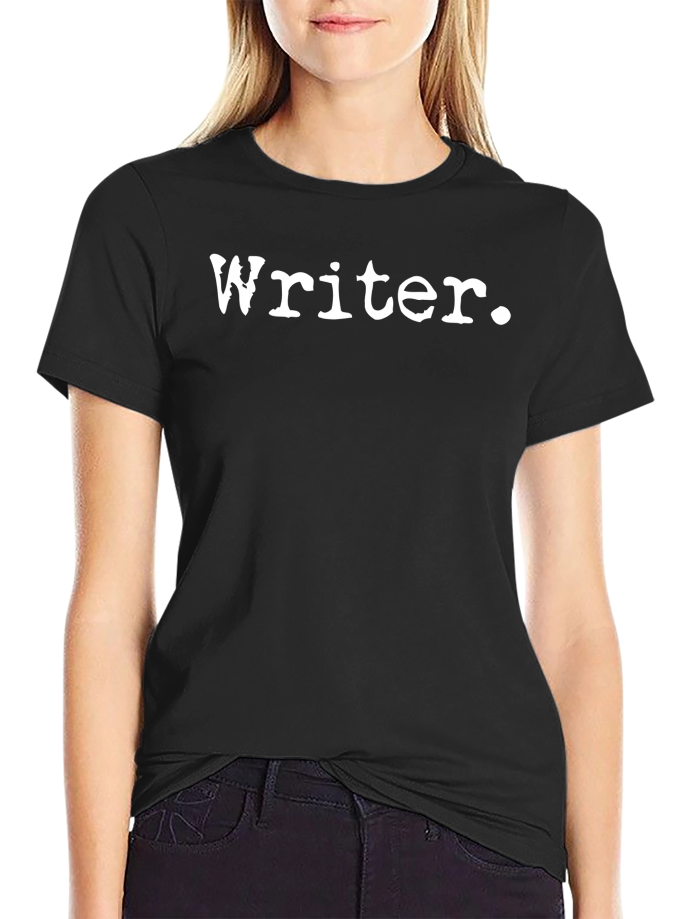 Camiseta Negra Writer para Escritores Creativos