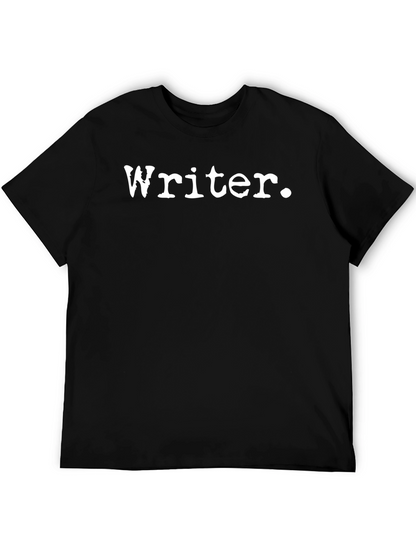 Camiseta Negra Writer para Escritores Creativos
