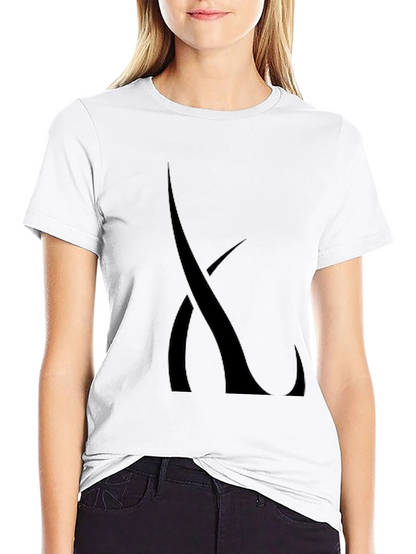 Camiseta Negra Hombre con Diseño Abstracto
