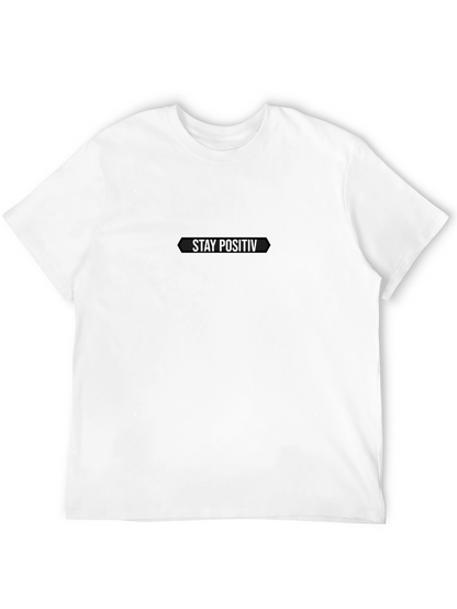 Camiseta Negra Hombre - Stay Positiv