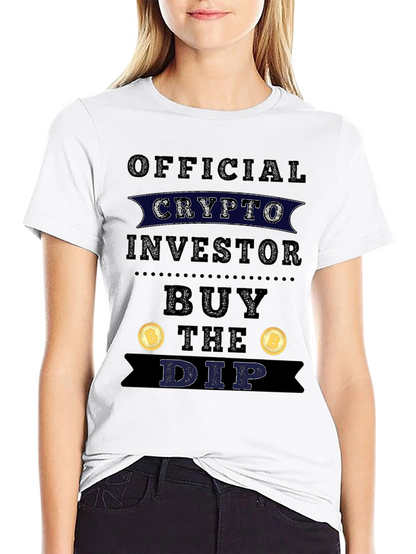 Camiseta Crypto Investor Buy the Dip
