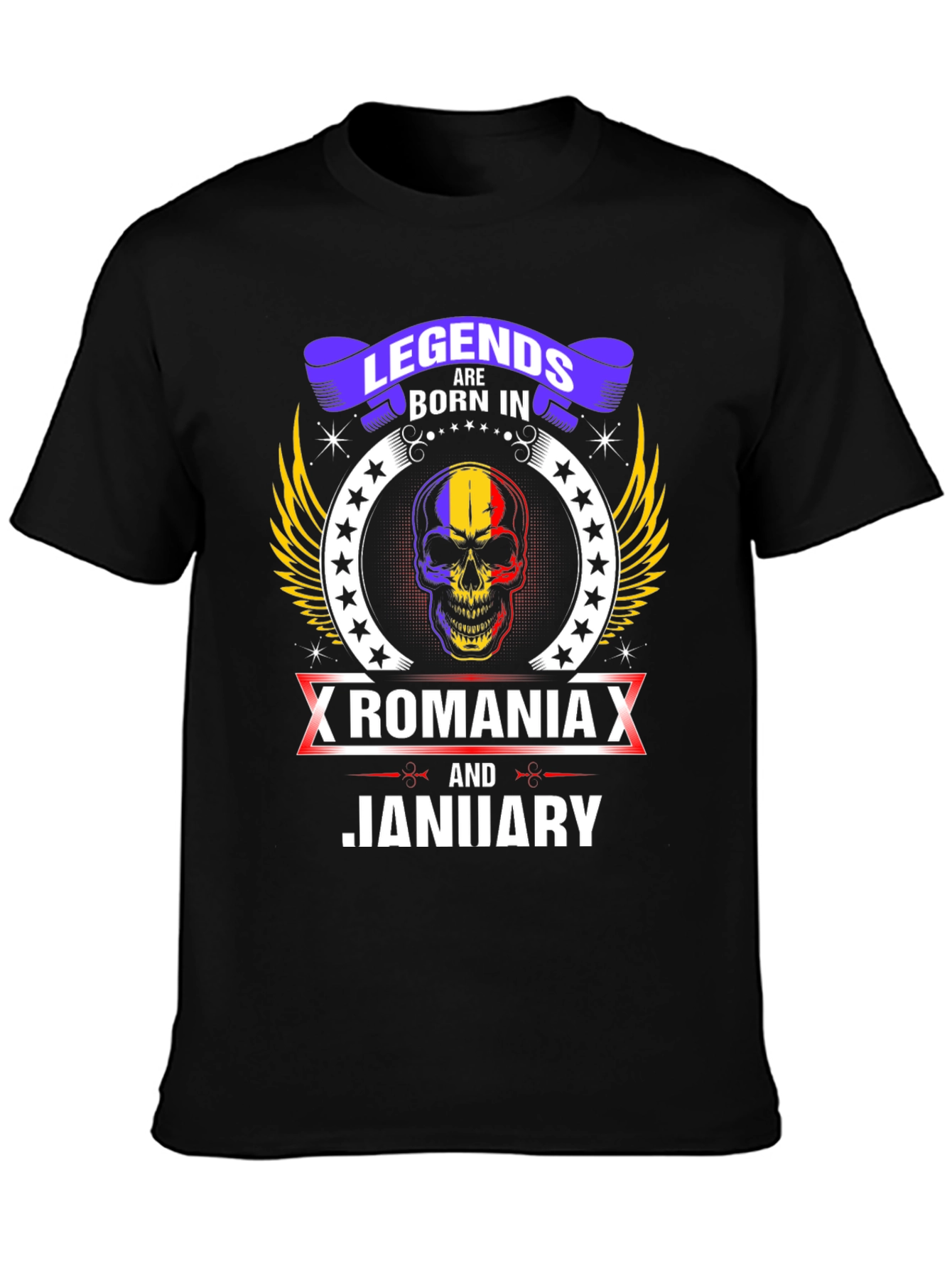 Camiseta Legends Born In Romania Enero