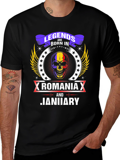 Camiseta Legends Born In Romania Enero