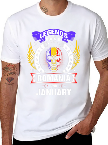 Camiseta Legends Born In Romania Enero
