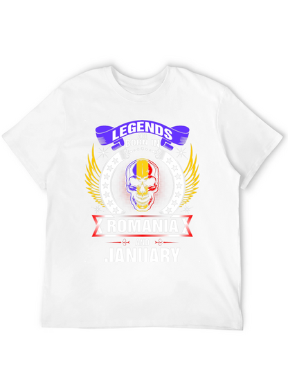 Camiseta Legends Born In Romania Enero