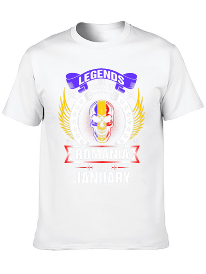 Camiseta Legends Born In Romania Enero