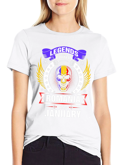 Camiseta Legends Born In Romania Enero