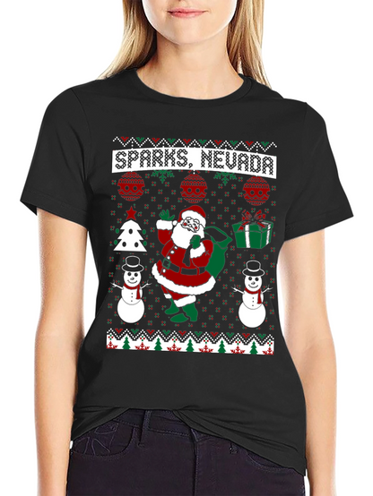 Camiseta Navideña Sparks Nevada