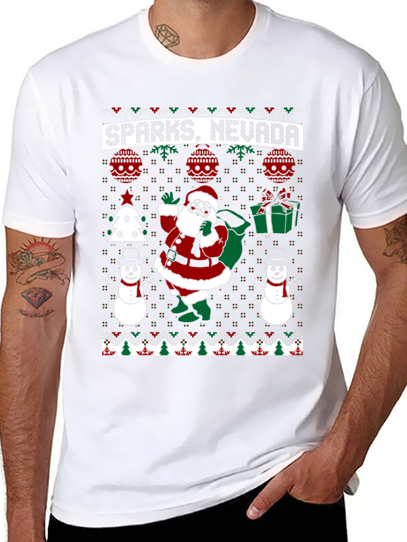 Camiseta Navideña Sparks Nevada