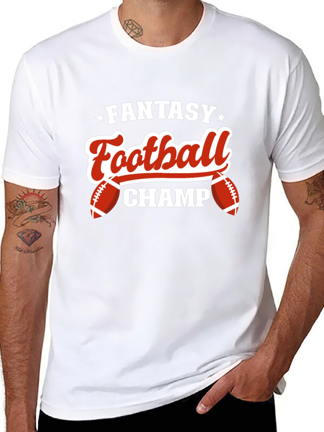 Camiseta Negra: ¡Campeón de Fútbol Fantasy!