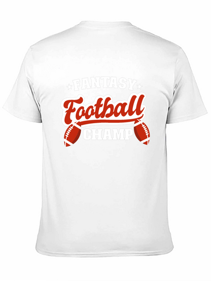 Camiseta Negra: ¡Campeón de Fútbol Fantasy!
