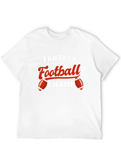Camiseta Negra: ¡Campeón de Fútbol Fantasy!
