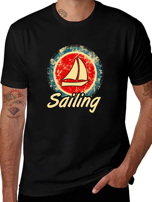 Camiseta Náutica Vintage Sailing