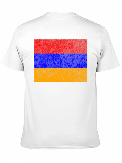 Camiseta Armenia Bandera Retro Hombre