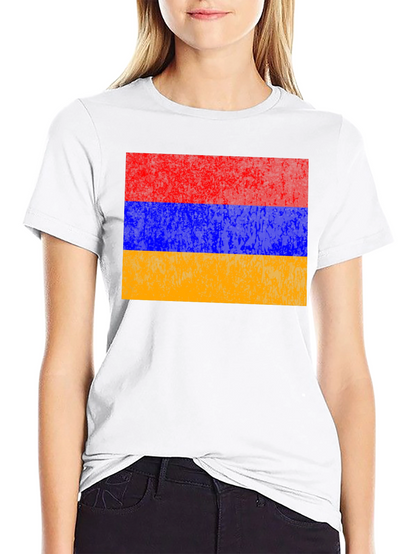 Camiseta Armenia Bandera Retro Hombre