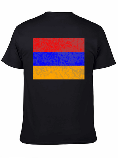 Camiseta Armenia Bandera Retro Hombre