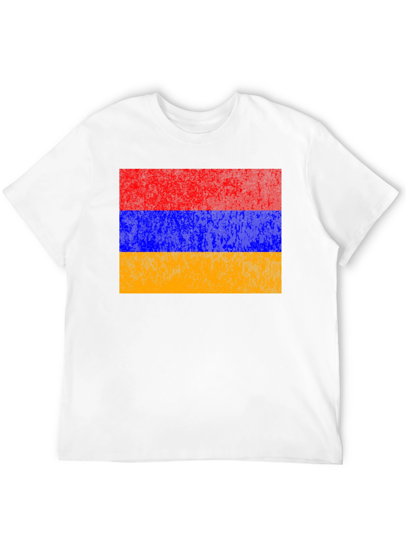 Camiseta Armenia Bandera Retro Hombre