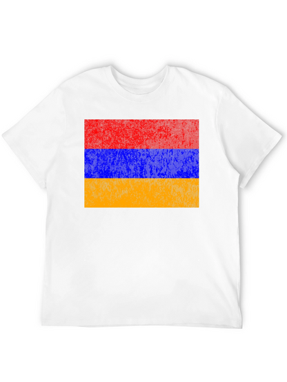 Camiseta Armenia Bandera Retro Hombre