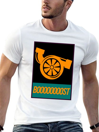 Camiseta Turbo Boost - Estilo Automotriz