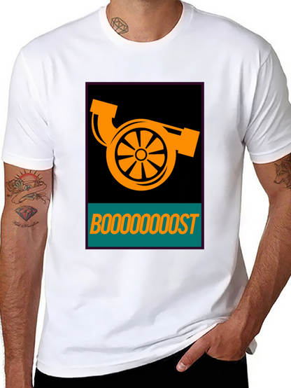 Camiseta Turbo Boost - Estilo Automotriz