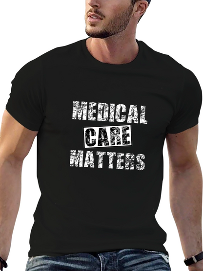 Camiseta Negra Medical Care Matters