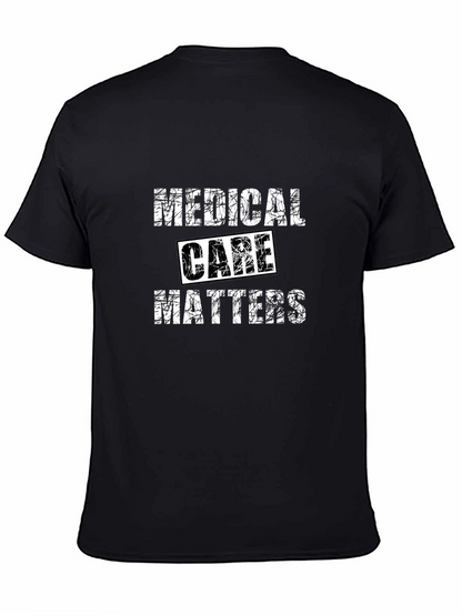 Camiseta Negra Medical Care Matters