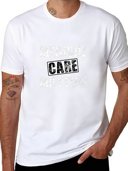 Camiseta Negra Medical Care Matters