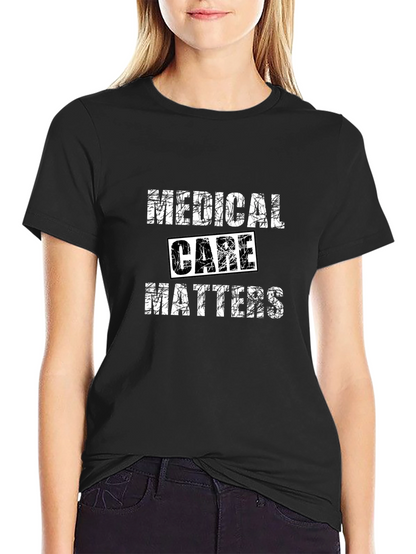 Camiseta Negra Medical Care Matters