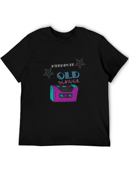 Camiseta Negra Retro Old School
