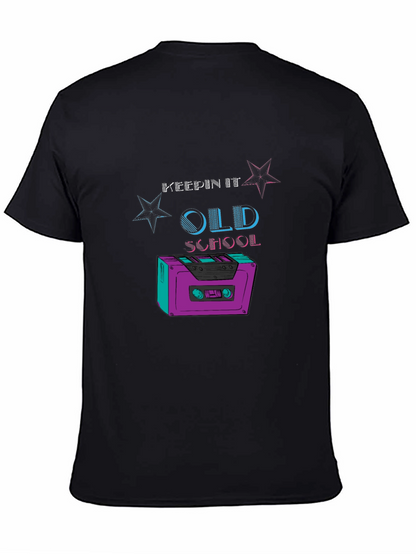 Camiseta Negra Retro Old School
